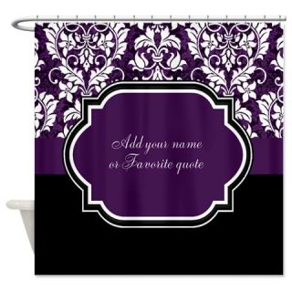  Purple Damask Shower Curtain  Use code FREECART at Checkout