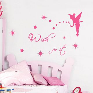 Wish for it Words Wall Stickers