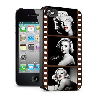 Woman Pattern 3D Effect Case for iPhone4/4S