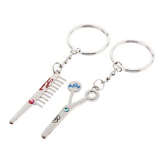 A Pair Lover Keychain (Comb Scissor)