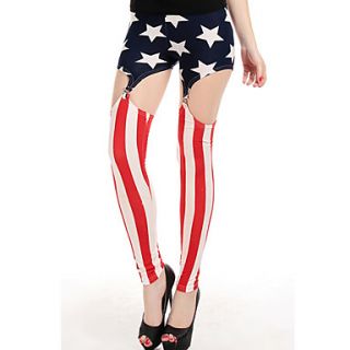 Patriotic Suspender Sexy Legging