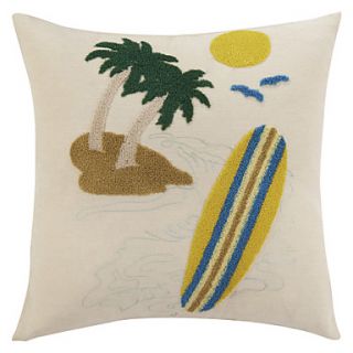 18 Coconut Tree Nature Polyester Decorative Pillow Cover
