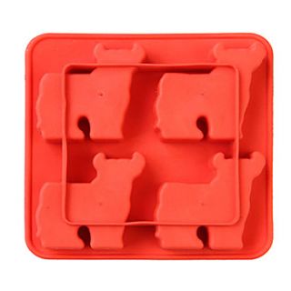 Silicone Bull Freeze 1PC Ice Cube Tray Mold