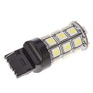 T20 27 SMD LED Car White Light Bulbs 2Pcs
