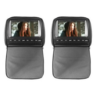 9 Inch Digital Panel Car Headrest DVD Players with FM Transmitter,Game