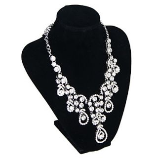 Elegant Silver Plated Crystal Wedding/Party Jewelry Sets(Earring5cm)