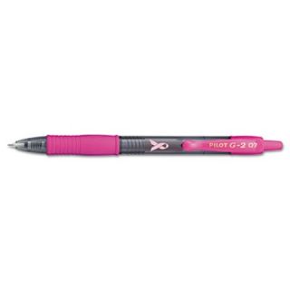 Pilot G2 Pink Ribbon Retractable Gel Ink Pen