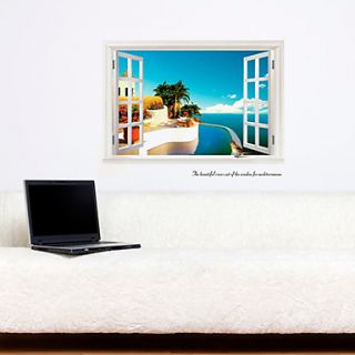 Landscape Life by Seashore Wall Stickers