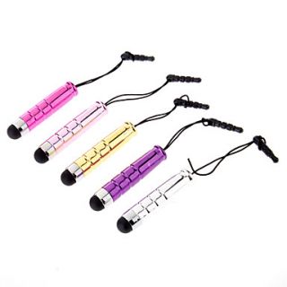5 pcs 2 in 1 Magic Touch Screen Stylus Headset Anti Dust Plug for Samsung and iPhone