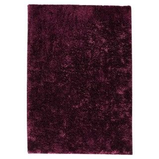 Hand woven Suns Purple Polyester Rug (5 X 8)