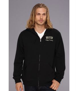 Brixton Circuit Zip Hooded Fleece Mens Sweatshirt (Black)