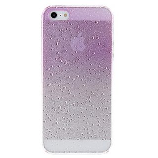 Special Design 3D Ultra thin Water drop Pattern Transparent Hard Case for iPhone 5/5S (Assorted Colors)