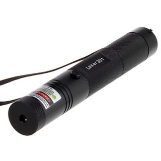 SD 301 Green/Red Laser Pointer with Battery and Charger (1x18650, Black)