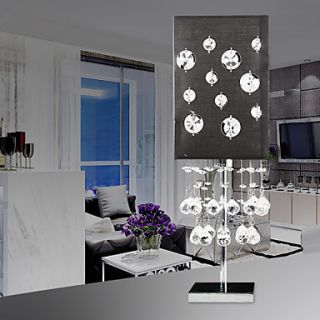 Crystal Pearl Decor Table Lamp In Starry Sky Design