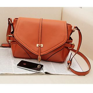 POLIS Womens Orange 2013 New Model Western Style Vintage Metal Like Crossbody Shoulder Bags