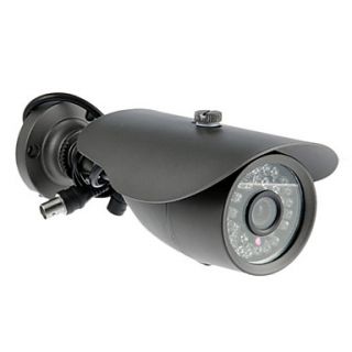 CCTV Security Surveillance 600TV Line Weatherproof Bullet Camera with 1/3 Inch CMOS