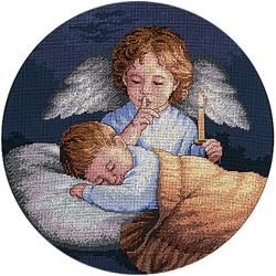 Angelic Guardian Counted Cross Stitch Kit 10 Round