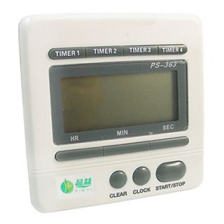 Timer kitchen timer alarm clock reminder countdown four channel 6 Yi 363