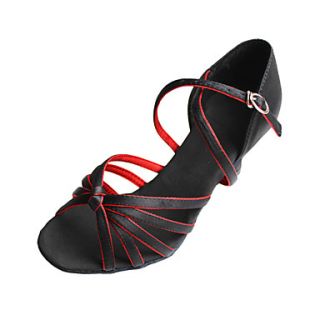 Womens Satin Dance Shoes For Latin/Ballroom Sandals