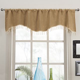 Classic Country Floral Scalloped Valance
