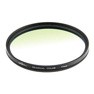 77mm Gradual Green Filter Lens Film (Green)