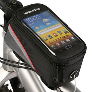 ROSWHEEL 12496M B5 4.8 Bicycle Touch Screen Bag with Earphone Jack for Cell Phone