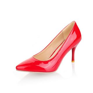 Patent Leather Stiletto Heel Pumps With Shoes(More Colors)
