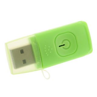 USB 2.0 Micro SD/TF Card Reader with Light Green