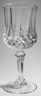 Cristal DArques Durand Longchamp Tall Water Goblet   Clear, Cut