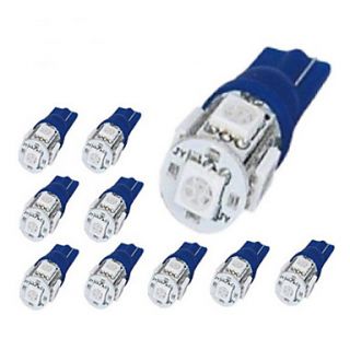 8 x 194 168 2825 T10 5 SMD Blue LED Car Lights Bulbby britelites