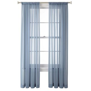 ROYAL VELVET Lantana Rod Pocket Curtain Panel, Blue