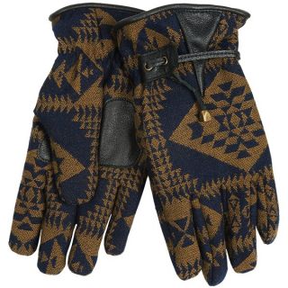 Pendleton Gloves   Leather Palm (For Men and Women)   15753 BASKET MAKERS JACQUARD (S )
