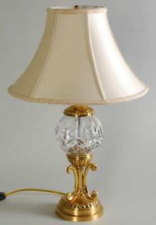 Waterford Lismore 24 Electric Lamp with Shade   Vertical Cut On Bowl,Multisided