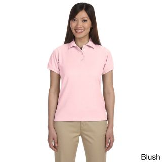 Womens Blend tek Short Sleeve Polo Shirt