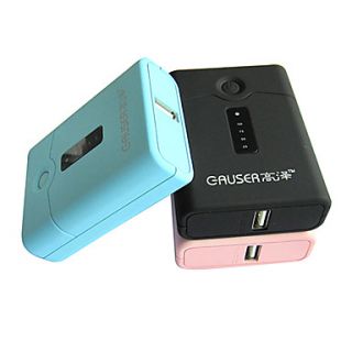 GAUSER 5600mAh Power Bank For Mobile Devices with Adapter and USB(Input5V 1A)