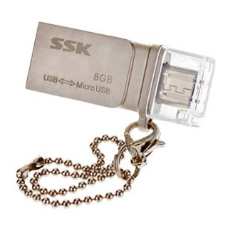 SSK SFD236 USB Micro USB OTG Flash Drive 8GB USB 3.0