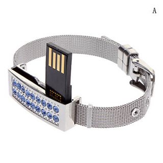 Beautiful Diamond Bracelet Flash Drive 4G