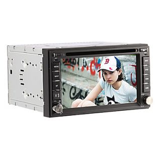 6.2 Inch 2 Din In Dash Car DVD Player For NISSAN with 3G,GPS,BT,RDS,IPOD,Touch Screen