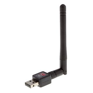 Mini 150M USB WiFi Wireless Network Networking Card LAN Adapter with Antenna LW04 150TX