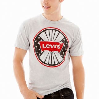 Levis Graphic Tee, Silver, Mens