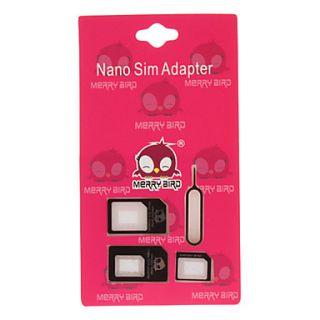 3 in one Universal Nano to Micro and Standard Sim Card Adapter with Micro to Standard Sim Card Adapter