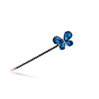 Alloy Butterfly Shape Wedding/Special Occation Barrette With Rhinestones And Crystals(More Colors)