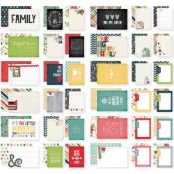 Homespun Double sided Card Pack 4 X6 24/sheets  Sn p