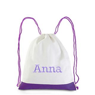 Personalized Canvas Back Pack with Embroidered Name (More Colors)