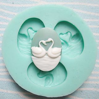 Three Holes Goose Silicone Mold Fondant Molds Sugar Craft Tools Resin flowers Mould Molds For Cakes