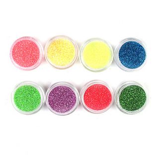 1PCS Laser Glitter Acrylic Powder For 3D Nail Art(Assorted Color,No.17 24)