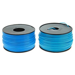 Reprapper 3D Printer Consumables Fluorescent Blue Color (Optional Wire Diameter and Material) 1 Piece