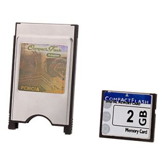 2G Ultra Digital CompactFlash Card with PCMCI Adapter