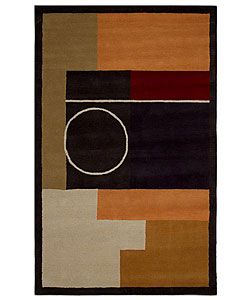 Hand tufted Rosita Wool Rug (8 X 106) (MultiPattern GeometricMeasures 1 inch thickTip We recommend the use of a non skid pad to keep the rug in place on smooth surfaces.All rug sizes are approximate. Due to the difference of monitor colors, some rug col