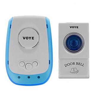 V009A 2W 38 Melody Wireless Doorbell Transmitter / Receiver Set